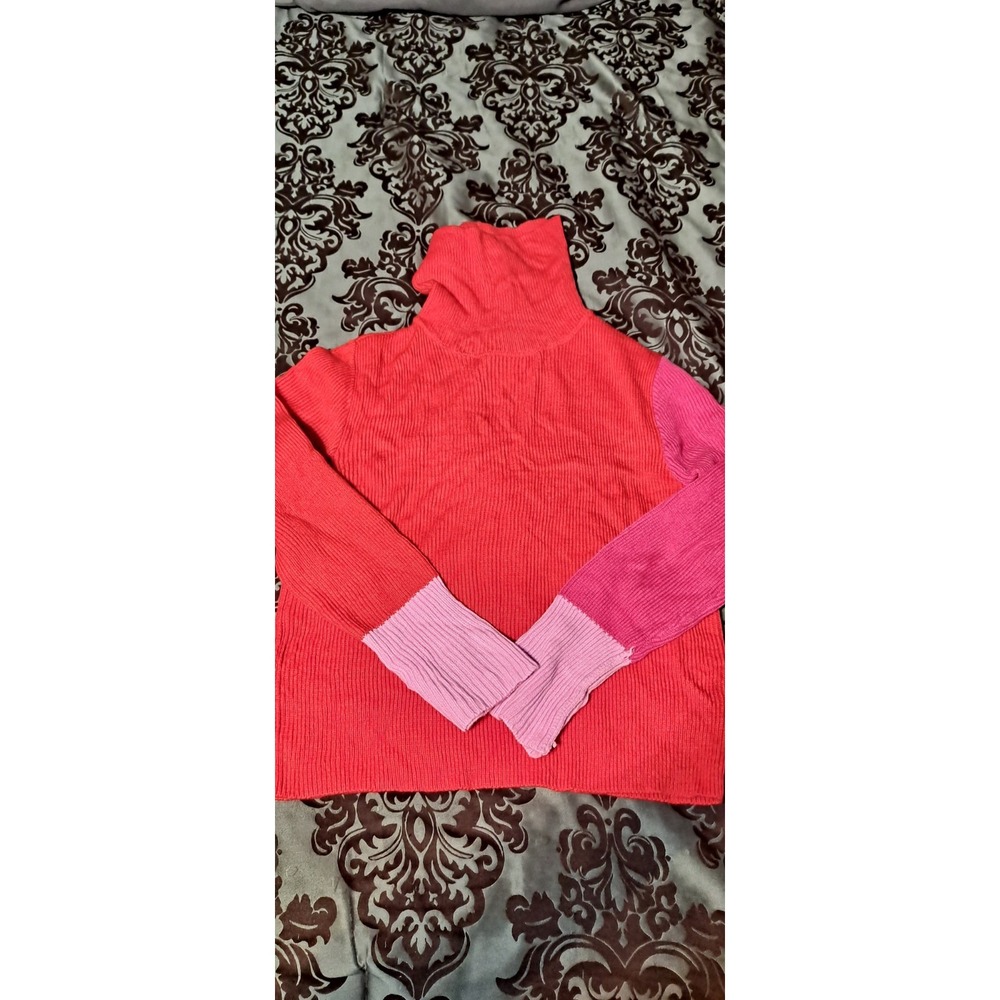 Tcec Sweater Size Large Pink & Orange